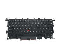 X psblty Tastiera retroilluminata, compatibile con Lenovo, Thinkpad, X1, Yoga, laptop di prima generazione BE CFR CH SWS CZ DE GR EE FR HU NDC NO SE FI SI IT AZERTY QWERTZ(CFR)