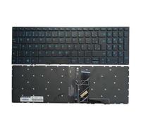 X psblty Tastiera retroilluminata USA/francese/brasiliana/russa/spagnola, compatibile con Lenovo, IdeaPad L340-17 L340-15 L340-17IRH L340-15IRH retroilluminazione blu(Brazil)