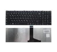 X psblty Tastiera RU, compatibile con Toshiba, Satellite, C75D L70 L75 S50 S55 C70 C70-A C70D C75 Tastiere for laptop russe nere