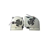 X psblty Ventola di Raffreddamento, Compatibile for ASUS, GL504 GL504GS GL504GM, Parte di Raffreddamento Hardware Doppia CPU + GPU di Ricambio(Black CPUGPU Fan)
