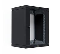 EFB 19" alloggiamento X Rack con porta in vetro 400-600 mm, 15U, nero