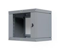EFB 19" - Alloggiamento da parete X-Rack con porta in vetro, 400-600 mm, colore: Grigio