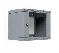 EFB 19" - Alloggiamento da parete X-Rack con porta in vetro, 400-600 mm, colore: Grigio