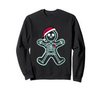 X-Ray Gingerbread Man Scheletro Natale Infermiera Xray Tech Felpa
