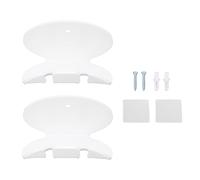 X Ray Sensor Holder, Acrylic, 2 pezzi supporto per sensori, muro adesivo, senza trapano gestione cablature per accessori ufficio radiologia imaging dentistico