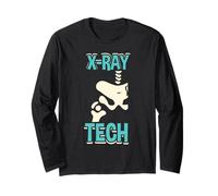 X-Ray Tech - Divertente Scheletro Radiologia Tecnico XRay Maglia a Manica