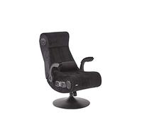 X Rocker Deluxe 4.1 Chenille X-Pro Pedestal Chair BLACK [Edizione: Regno Unito]