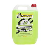 X-SAUCIA | Sgrassatore per catene da bicicletta da 5 litri - Sgrassatore specifico per l'uso in catene e trasmissioni di biciclette ad alta efficienza