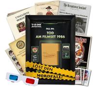 X-SCAPE Cold Case Detectives - Ein Escape Room Gioco per la casa - Morte sul set cinematografico 1986 - Risolve casi realistici di criminalità dai 14 anni - Giochi criminali per adulti per 1-6 persone