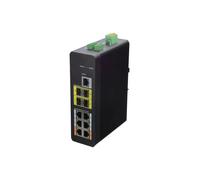 X-SECURITY XS-SW1006HIPOE-MFG-120-DIN Switch gestito industriale L2 X-Security - 10 porte totali (6 PoE GE / 4 uplink SFP 1G)