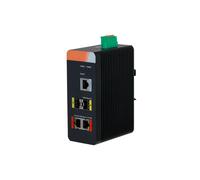 X-SECURITY XS-SWI0402HIPOE-MGF-120-DIN Switch gestito industriale L2 X-Security - 4 porte totali (2 PoE GE / 2 uplink 1G SFP)