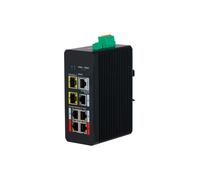 X-SECURITY XS-SWI0704HIPOE-MGF-120-DIN Switch gestito industriale L2 X-Security - 7 porte totali (4 PoE GE / 1 GE / 2 SFP) - S