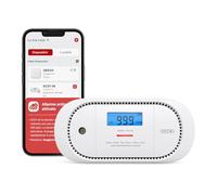 X-Sense Il rilevatore di monossido di carbonio funziona con la stazione | Compatibile con stazione base SBS50; display LCD; batteria sostituibile; memoria di picco di CO