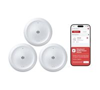 X-SENSE Rilevatore 2-in-1 Acqua e Freddo WiFi: Allarme perdite d‘acqua e gelo per cucina, bagno, cantina. Notifiche App, 110 dB, IP66. Compatibile con App X-SENSE Home Security, SWS0B, 3 Pezzi