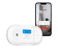 X-Sense Rilevatore CO Wi-Fi a Batteria Sostituibile, Allarme Intelligente
