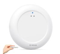 X-Sense Rilevatore d'Acqua WiFi Ultrasottili con Stazione Base SBS50 richiesta, Sensore Allagamento IP67 con Avvisi via App, Sensore di Livello per Cucine, Bagni e Cantine, SWS0A, 1 Pezzo