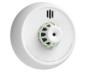 X-Sense Rilevatore di calore senza fili interconnesso con batteria sigillata di una durata di 10 anni, si interconnette con i rivelatori della serie X-Sense Link+, XH02-M, confezione da 1