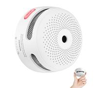 X-Sense Rilevatore di fumo autonomo, batteria da 10 anni, non compatibile con stazione base, mini rilevatore di incendio, rilevatore di fumo con pulsante muto, set da 1