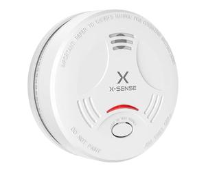 X-Sense Rilevatore di Fumo Autonomo, Batteria da 10 Anni, SD11, 1 Pezzo | Allarme Incendio Conforme Allo Standard EN14604, Sensore con Durata di 10 Anni, Test e Silenziamento con un Solo Tasto
