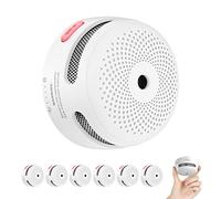 X-Sense Rilevatore di Fumo Autonomo, Certificato EN 14604, XS01, 6 Pezzi