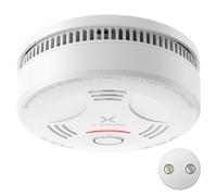 X-Sense Rilevatore di Fumo con Durata di 10 Anni e Supporto Magnetico, Rilevatore di Fumo Certificato TÜV con Funzione Muto e Autotest, SD11, Set da 1