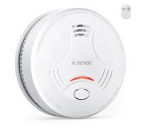 X-Sense Rilevatore di fumo connesso, allarme antincendio Wi-FI interconnesso, stazione base SBS50 richiesta, SD11-MR, confezione da 1