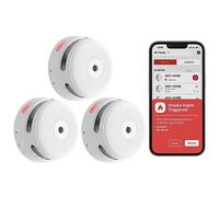 X-Sense Rilevatore di Fumo Intelligente con Sensore Fotoelettrico e Batteria Sostituibile, Rilevatore di Fumo Wi-Fi, Notifiche app, XS01-WX, Conforme a EN 14604, Confezione da 3