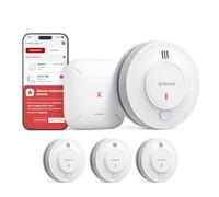X-Sense Rilevatore di Fumo Wi-Fi, SD19-MN31, 3 Rilevatori + 1 Base
