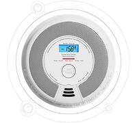 X-Sense Rilevatori di Fumo e Monossido di Carbonio Combinati Interconnessi Wireless con Display LCD & Batteria da 10 Anni, SC07-W, Confezione Da 1