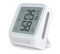 X-sense termometro Wi-Fi igrometro interno, termometro per ambiente con app Xsense, gamma di comfort personalizzata, registratore dati termoigro, indicatore smiley, 1 Pezzo, STH0A