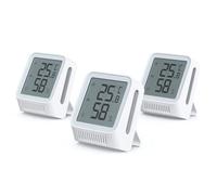 X-Sense Termometro e Igrometro Ambiente Wi-Fi, Termoigrometro Interno con App (Richiede la Base SBS50), Display LCD, Sensore di Temperatura e Umidità con Memorizzazione dei Dati, STH0A, 3 Pezzi