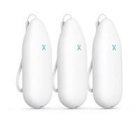 X-Sense Termometro Igrometro WLAN interno, richiede stazione base SBS50, monitoraggio temperatura e umidità via App, esportazione dati, 3 pezzi, STH51