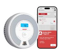X-Sense Wi-Fi Rilevatore di fumo e monossido di carbonio, allarme con batteria sostituibile, sensore combinato compatibile con X-Sense Home Security APP, EN 14604 e EN 50291 conformi, SC07-WX, 1 Pezzo