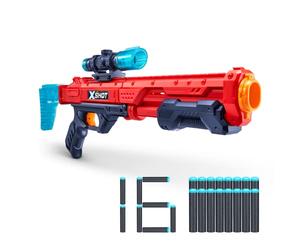 X-Shot Excel Hawk Eye Blaster Toy, lancia dardi in schiuma (16 freccette, gli stili possono variare)