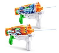 X-Shot Fast-Fill Skins Hyperload (2 pezzi) di Zuru, Watergun, Water Blaster Toys, 2 Blaster Totali, si riempie con acqua in appena 1 secondo! (fiamme e spruzzi d'acqua)