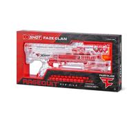 X-Shot FAZE CLAN Ragequit Round blaster trasparente per palline in foam