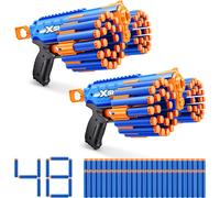 X-Shot Insanity Manic Blaster (Include 2 Blasters, 90 Dardi) Da ZURU, Tecnologia