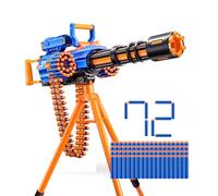 X-Shot Insanity Motorized Rage Fire da ZURU con 72 Dardi, Freccette con tecnologia Air Pocket e custodia per freccette