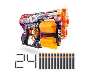 X-Shot Skins Dread, Boom, Schiuma Dardo Blaster (24 Freccette)