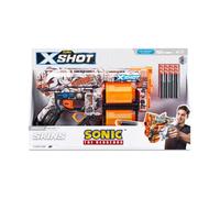 X-Shot Skins Dread Sonic - pistola giocattolo a dardi in schiuma per bambini (12 dardi)
