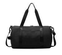 X SIM FITNESSX - Borsa da palestra con scomparto per scarpe per uomo e donna - Borsa sportiva - Borsa da viaggio per sport, palestra e fitness - Viaggio, Nero , 41 x 25 x 25 cm, Sport