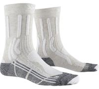 X-Socks Calze da trekking X-Bionic 4.0 TREK X CTN Donna, maggiore comfort e durata con tecnologie brevettate per le avventure di trekking ed escursionismo - Bianco/Antracite, 35-36