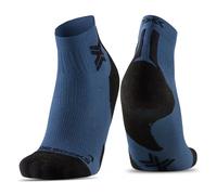 Calze X-Bionic Run Discover Ankle blu denim - 35-38