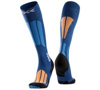 X-Socks - Calzini da sci - Ski Touring Expert Otc Marine/Orange in Pelle - Taglia 39-41 - Blu navy