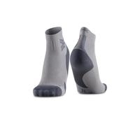 X-Socks Calzini Run Discover alla caviglia per un maggiore comfort di corsa, protezione avanzata con traspirabilità e tecnologie di supporto, ideali per la termoregolazione, Nuvola di pioggia/Nero, 42