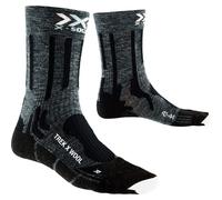 X-Bionic Calze Trek X Linen - Miscela di lino, Raffreddamento e protezione migliorati - Grigio 35-38