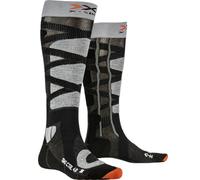 X-Socks Control 4.0, Calze Invernali da Sci Unisex - Adulto, Anthracite Melange/Stone Grey Melange, S