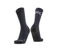 X-Socks Core Sport Graphics Crew Socks - Calzini atletici per corsa, ciclismo e sport invernali - Maggiore comfort, materiale resistente e caratteristiche di protezione avanzate - Nero/Bianco, 35-38