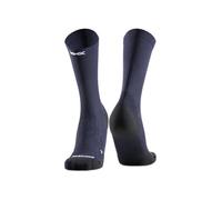 X-Socks Core Sport Light Crew - Calze Compressive per Corsa, Ciclismo & Sport - Supporto per Tendini, Muscoli e Articolazioni - Comfort e Prestazioni Migliorate - Nero/Bianco, 45-47