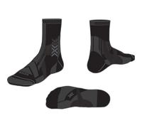 Calze X-Bionic Hike Expert Silver Crew nere - 35-38